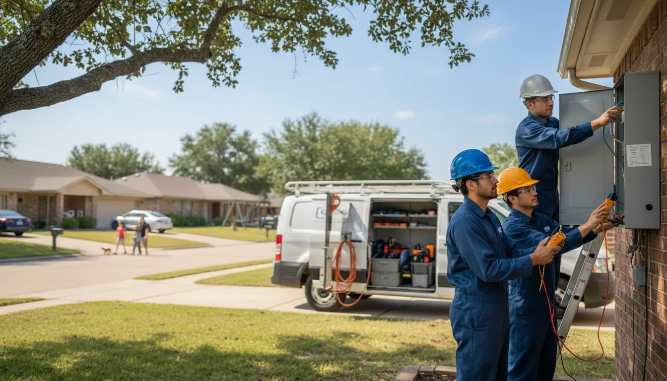 Certified electrician providing emergency electrical services in Arcadia, IA